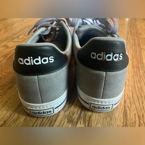 Adidas Daily 3.0 Sneakers Gray Black White 11 - Picture 4 of 5
